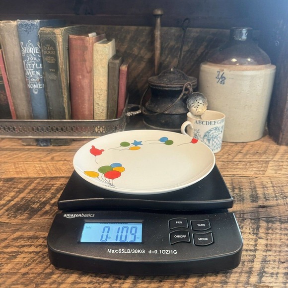 Vintage Ron Gordon Designs Circus Plate 7 3/4" 1980 Balloons Whimsical Playful - Picture 4 of 4